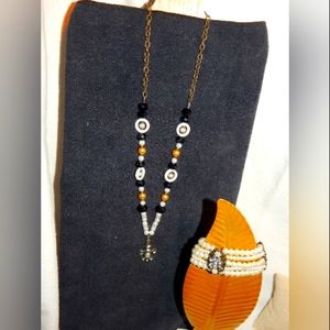 Handmade 2pc vintage look jewelry set